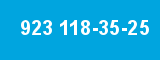 923 118-35-25 923 118-35-25